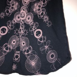 Spirograph racerback dress
